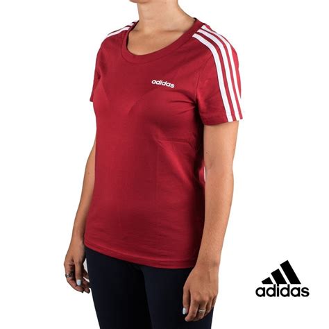 camiseta adidas originals mujer granate